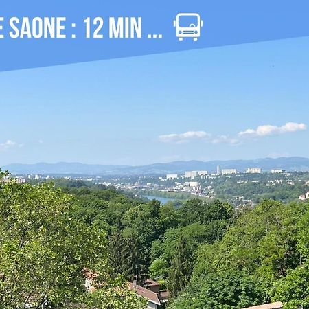 Le Calme - Design - Vue Panoramique Sur La Saone Caluire-et-Cuire Exterior foto